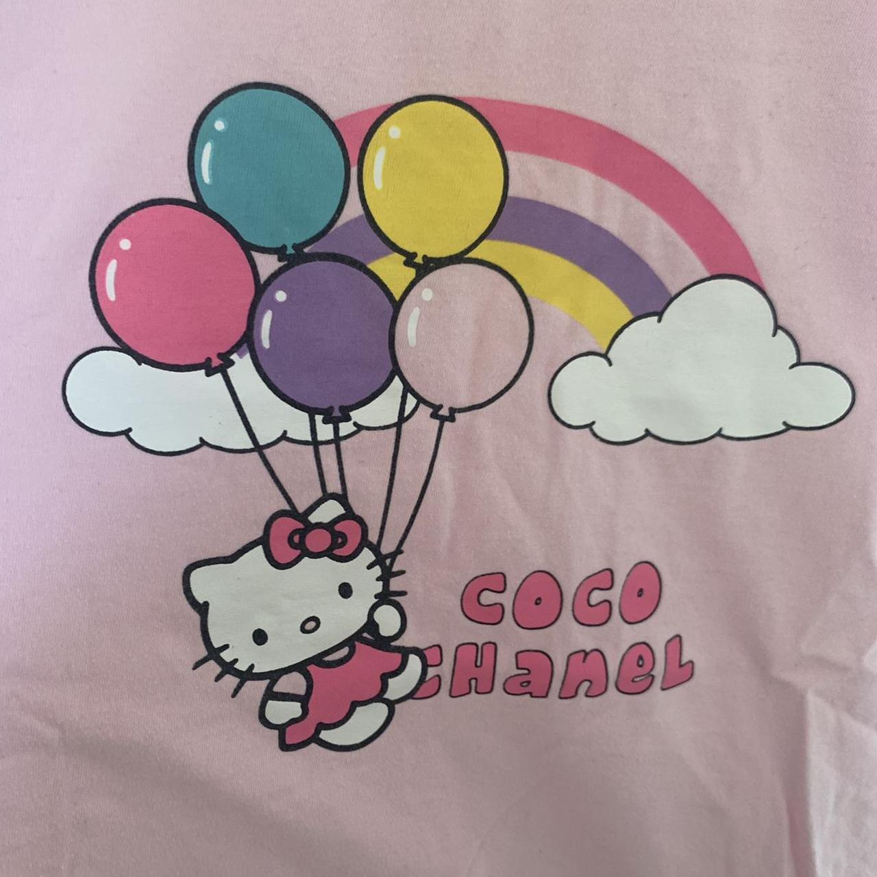 Mega Yacht Hello Kitty/Coco Chanel graphic tee — - Depop