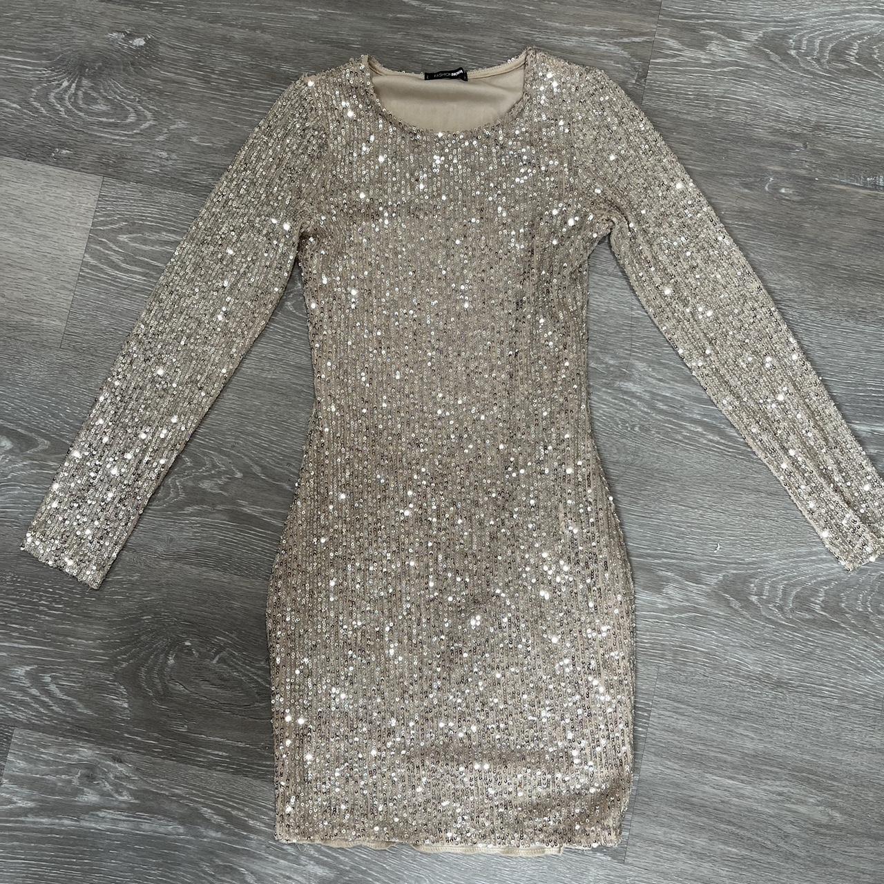Miso Gold Sequin Dress Silver Sequin Mini Dress Perfect For A Night