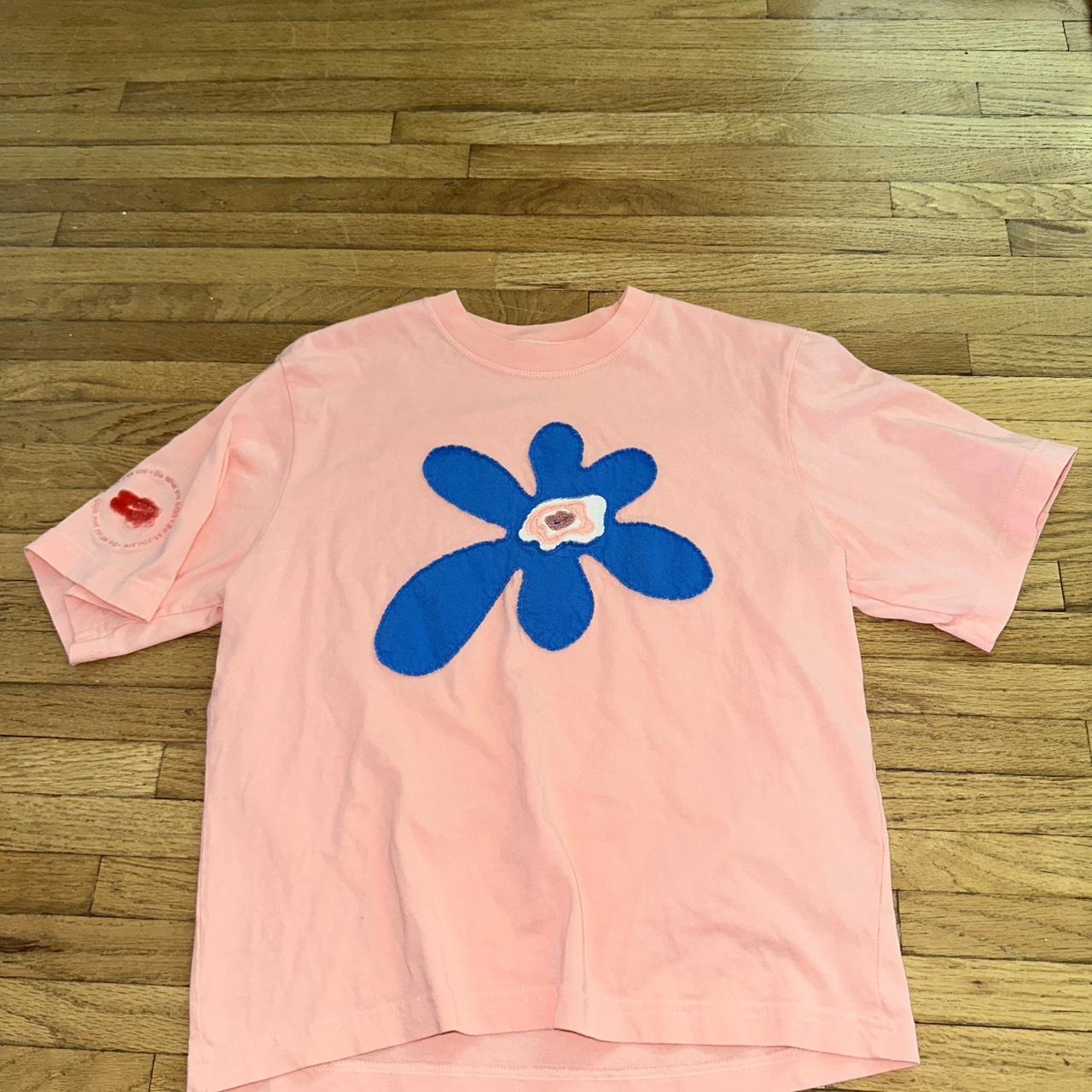 digital pink nike shirt