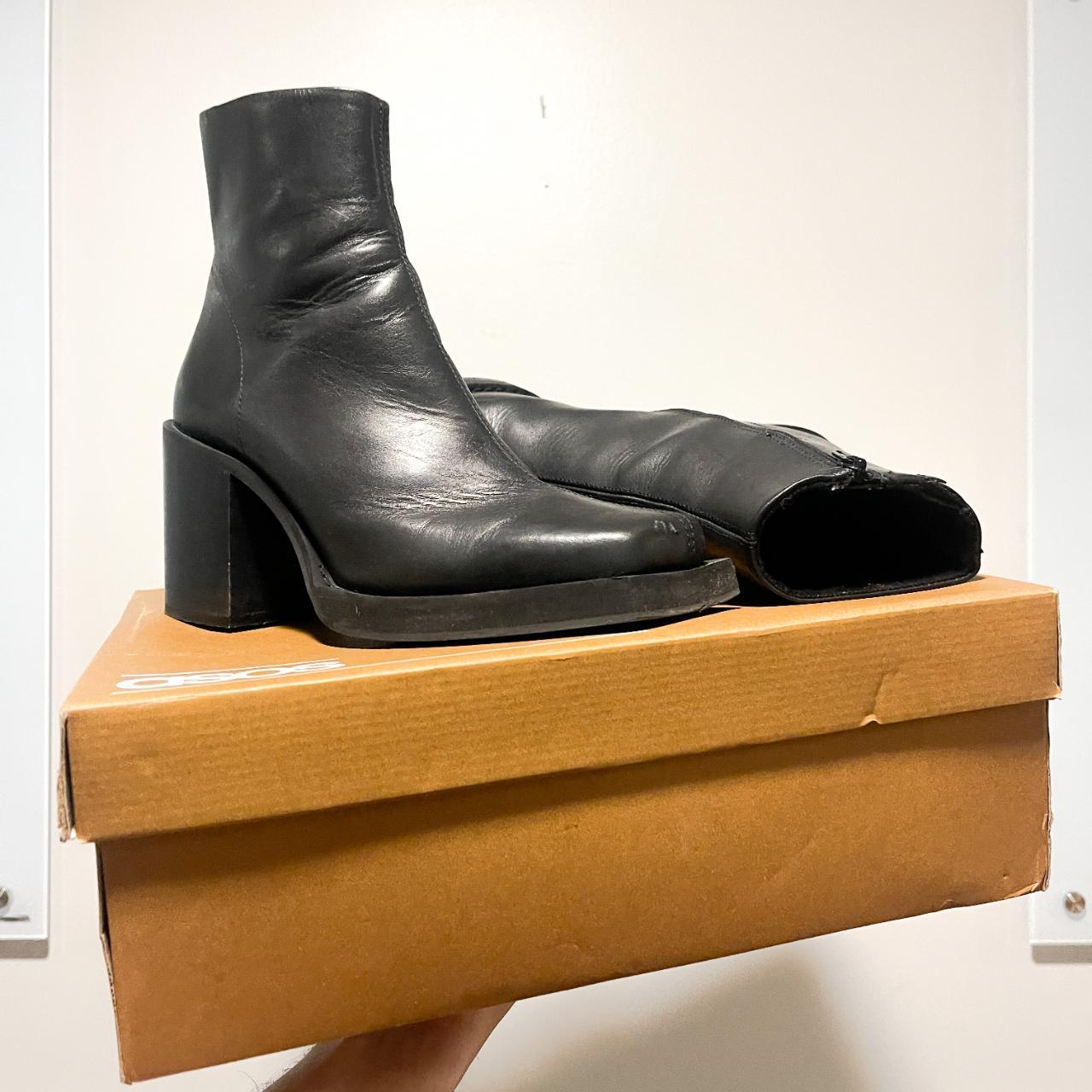 Asos Black Heeled Chelsea Boots ✓ BN ASOS DESIGN Heeled Chelsea