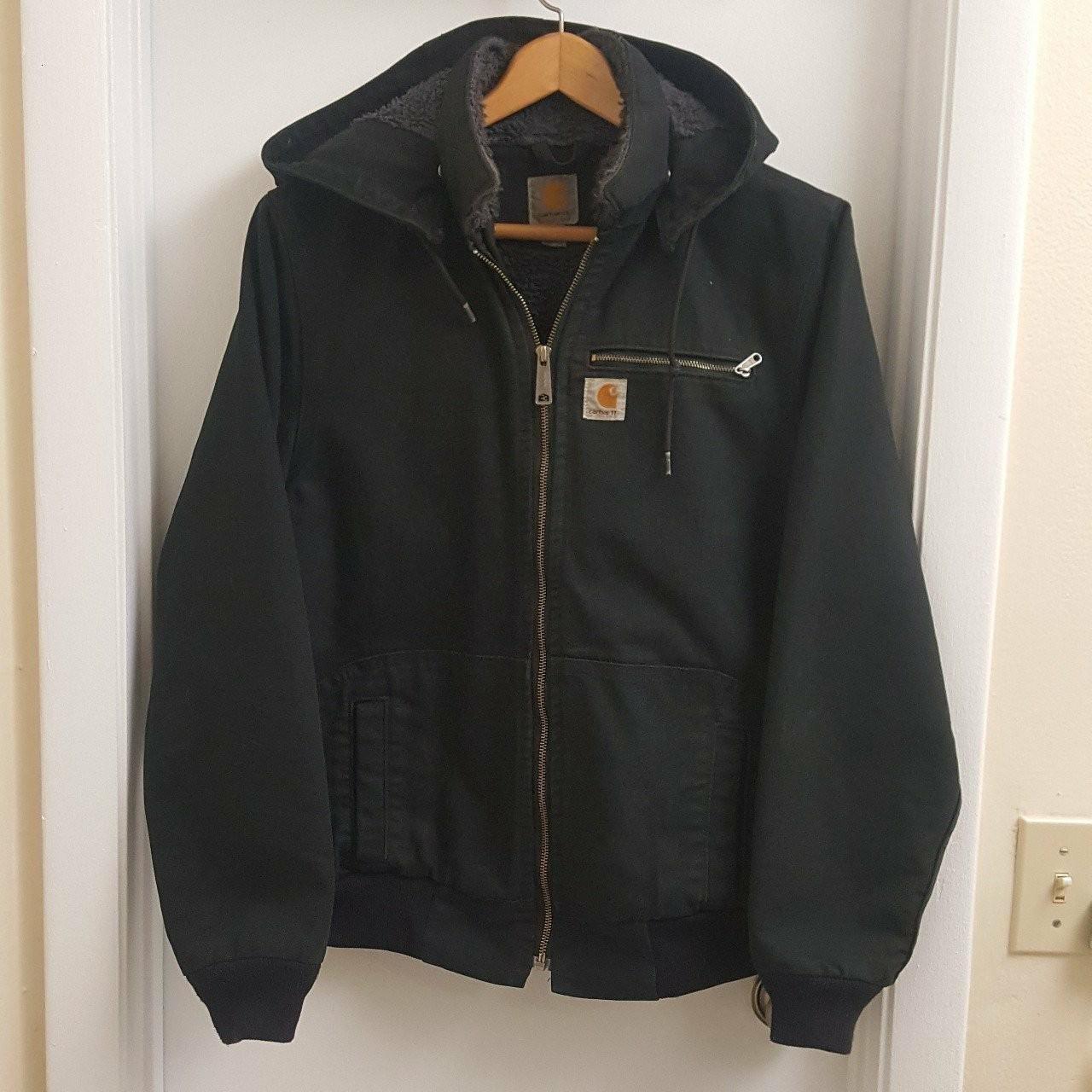 😍 CARHARTT women's super cute sherpa jacket size... - Depop