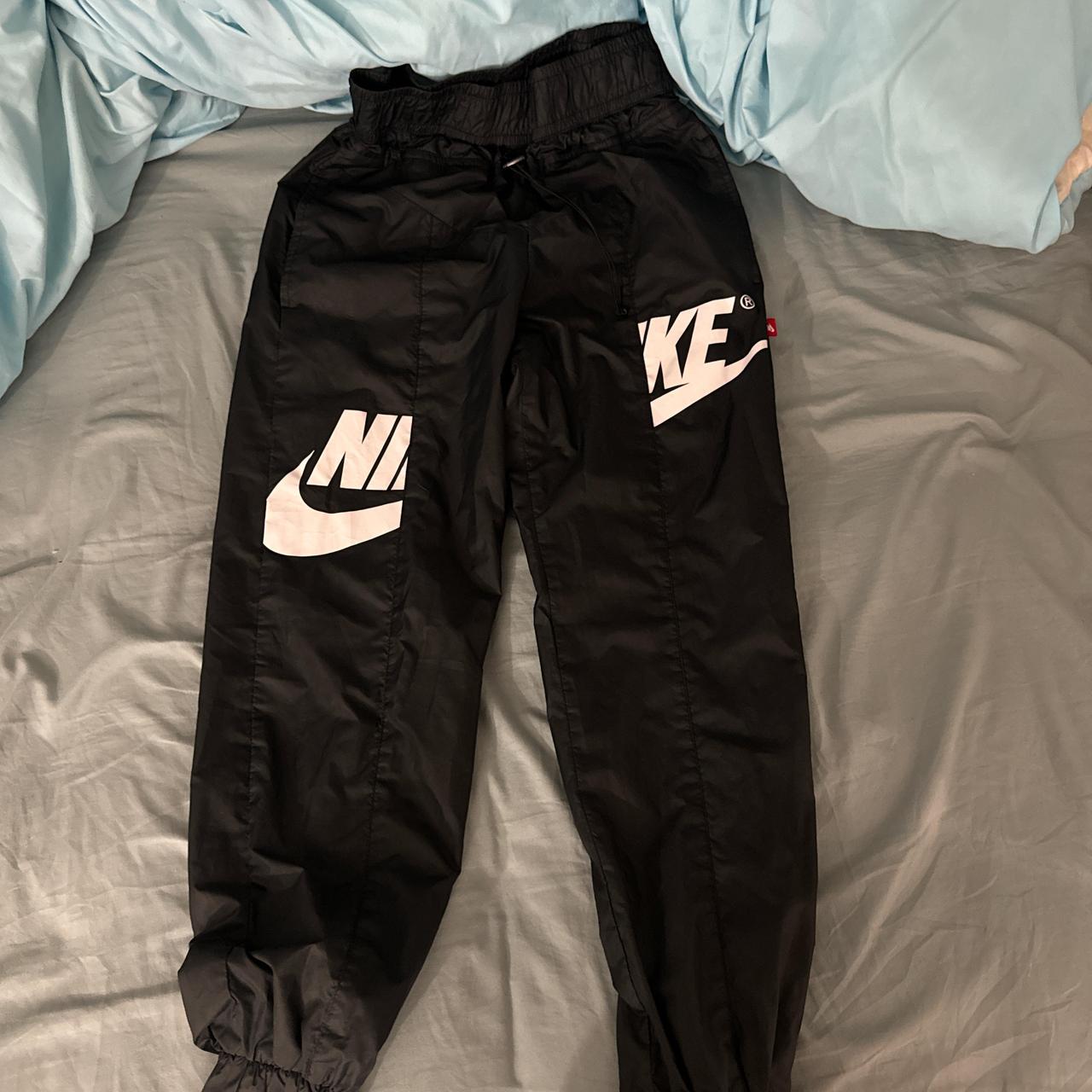 Vintage Nike swishy joggers Size extra small like. Depop