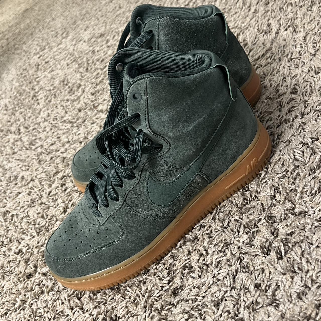 Olive green air force 1 high online