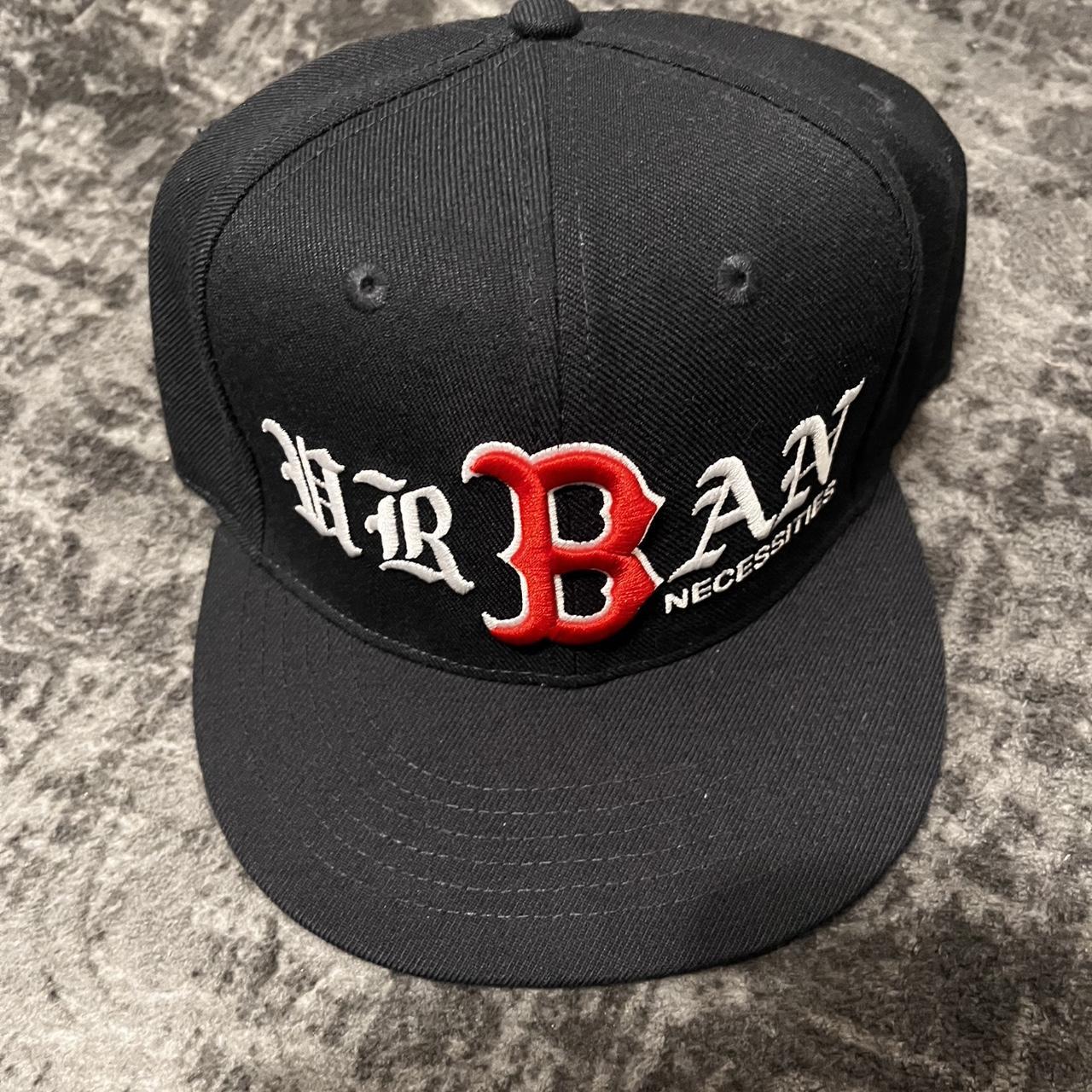 New Era Men's Caps - Black/Red – Black Boston urban necessities hat Snap back …