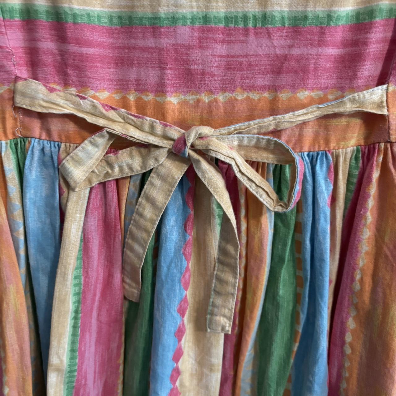 1980s Mark, Fore & Strike Striped Midi... Depop