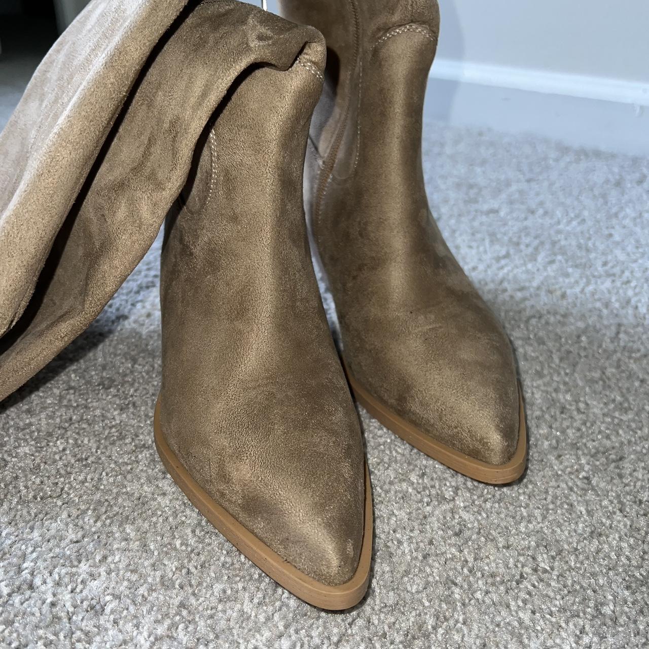 Reitoye Cowboy Boots For Women Embroidery Western Cowgirl Knee High Chunky Heel Boots With Pull Up Tabs P 26839505 Cat 8507