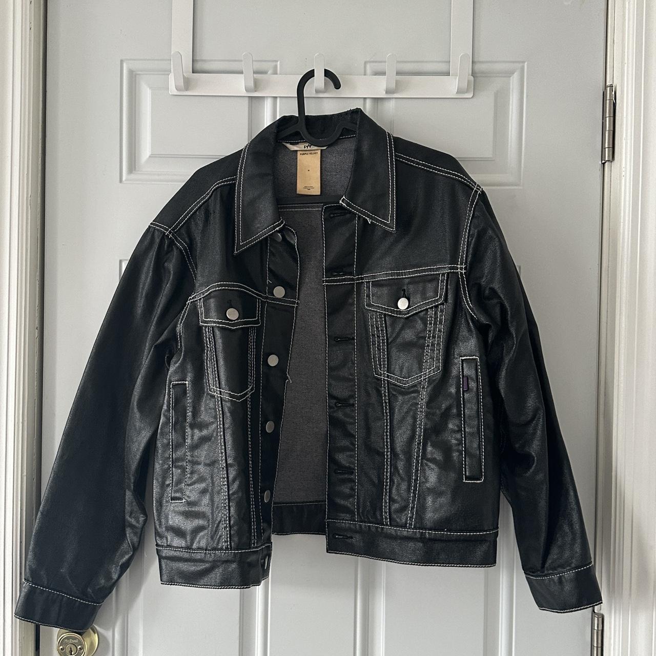 EYTYS BLACK WAXED DENIM JACKET 🔔PICKUP IN Depop