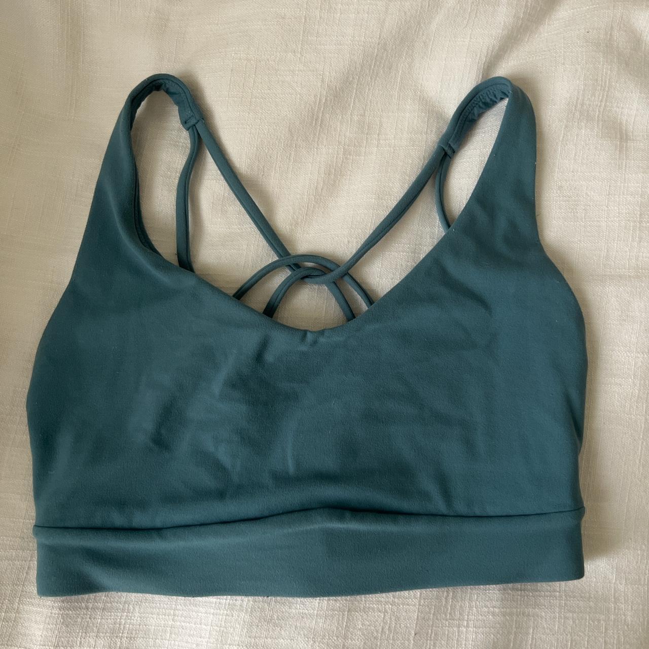 Athleta Women's Blue Bra | Depop