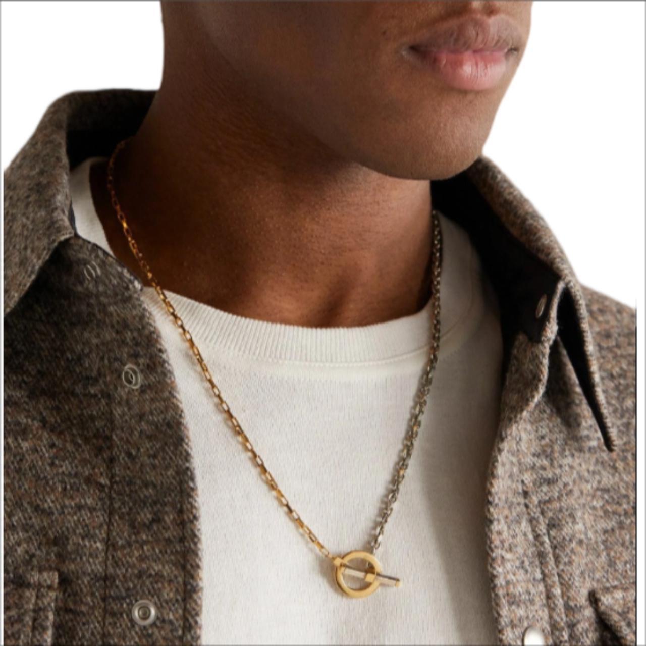 Bottega Veneta - Sterling Silver and Gold-Plated | Depop