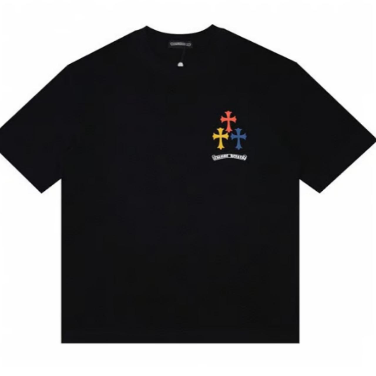 Chrome Hearts black handmade T-shirts for men and | Depop