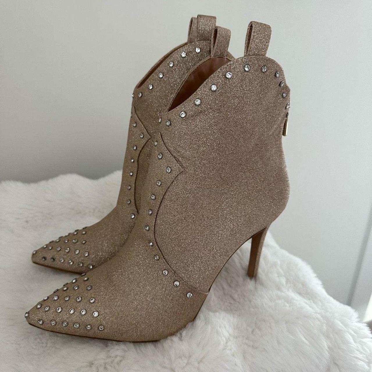 Jessica simpson glitter booties best sale