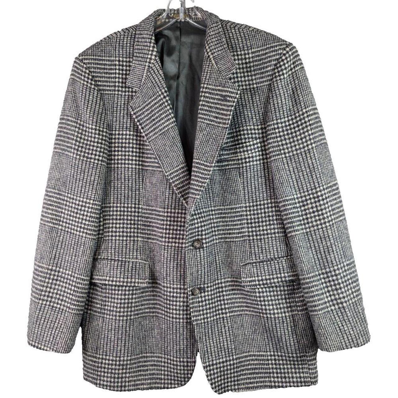 Evan Picone Mens Blazer Jacket Sz 44LG Wool