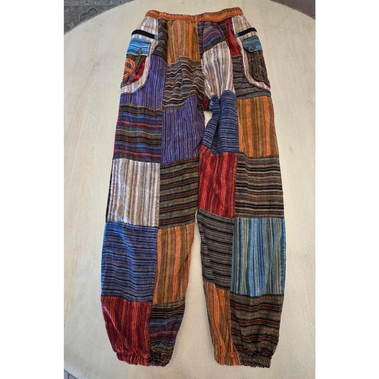 Source Unknown Women's Pants - Brown/Multi - M – … - image 3