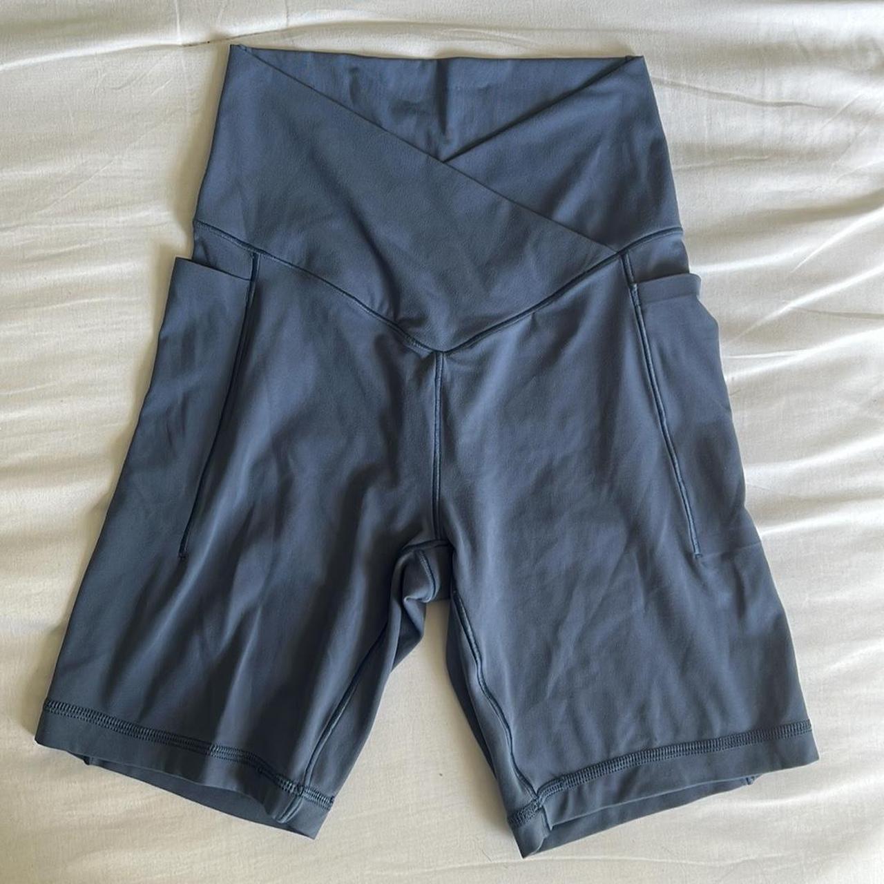 Aerie/Offline Blue Crossover Pocket Bike Shorts