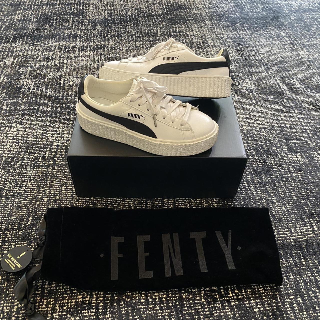 Puma Fenty Creepers Black and White Great condition. Depop