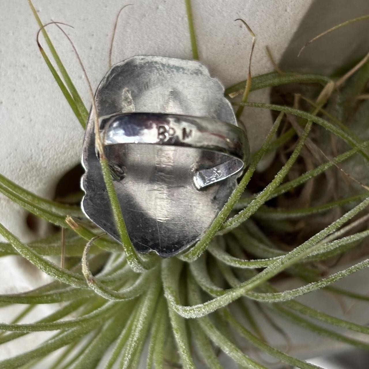 Women's Ring - Silver – Beautiful Signed Sterling… - image 3