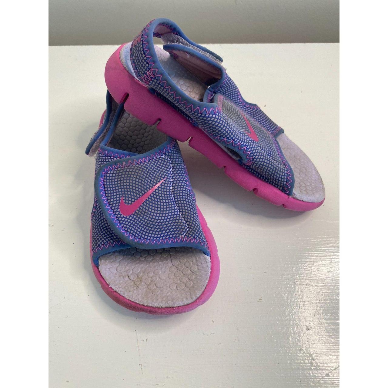 Pink nike sandals for toddlers best sale