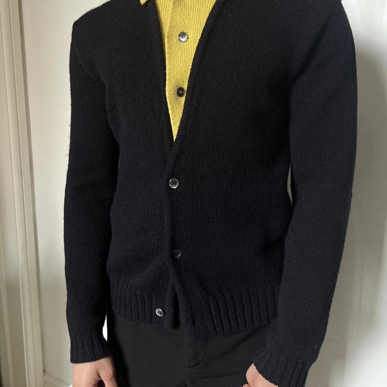トップス Stefan Cooke Wool Layered Knit Cardigan Stefan Cooke Gray & Pink Layered Cardigan Stefan Cooke