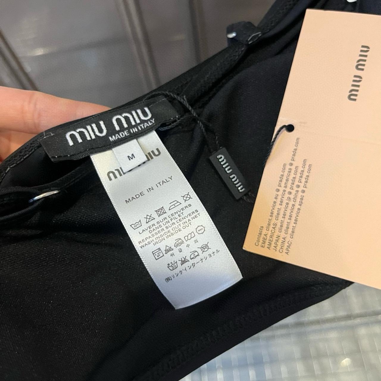 miu miu's new one-piece swimsuit ❤️😍🥰 swimsuit | Depop