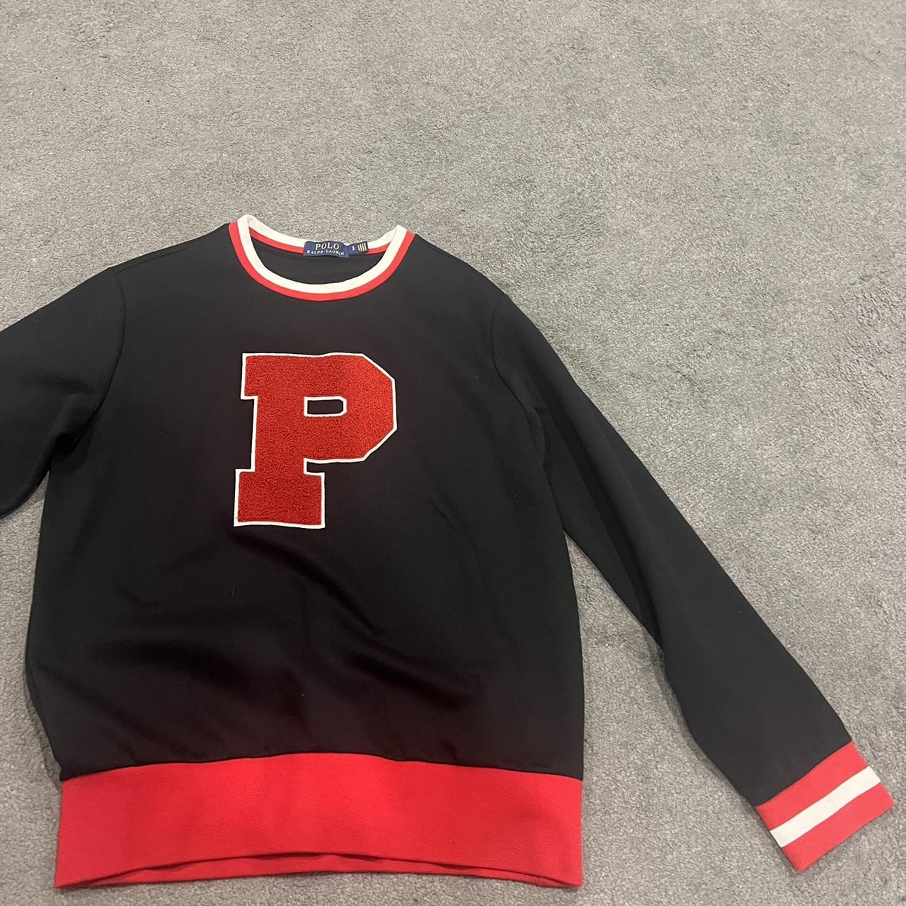 Black and red ralph lauren sweatshirt best sale