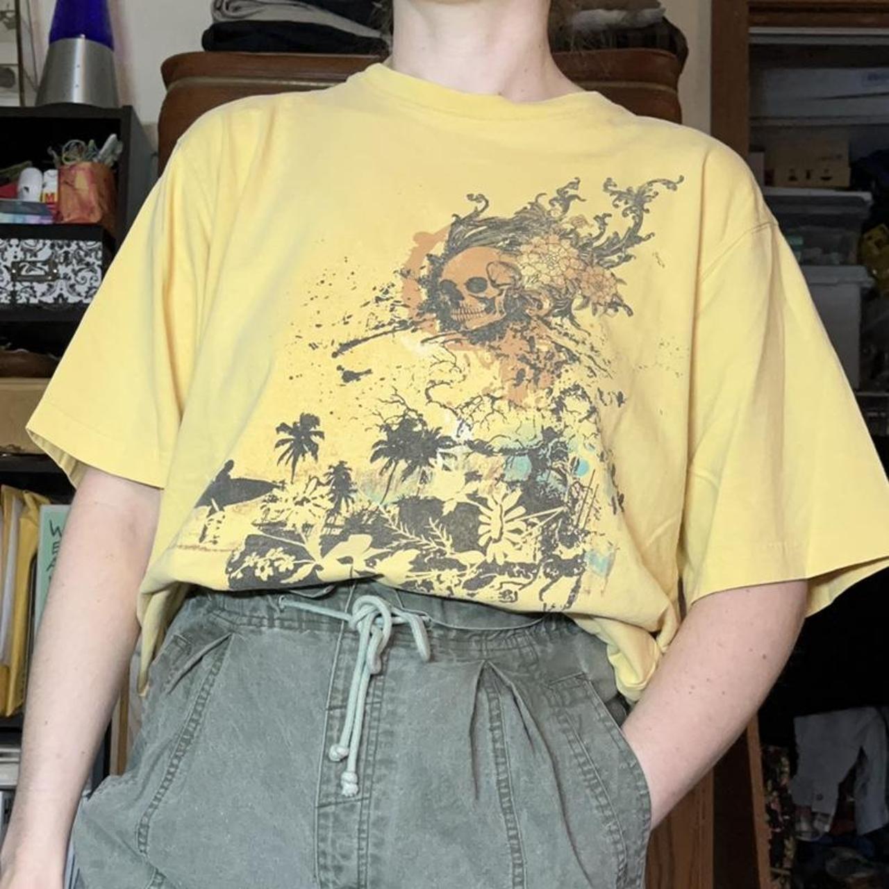 Vintage Men's Shirt - Yellow - L