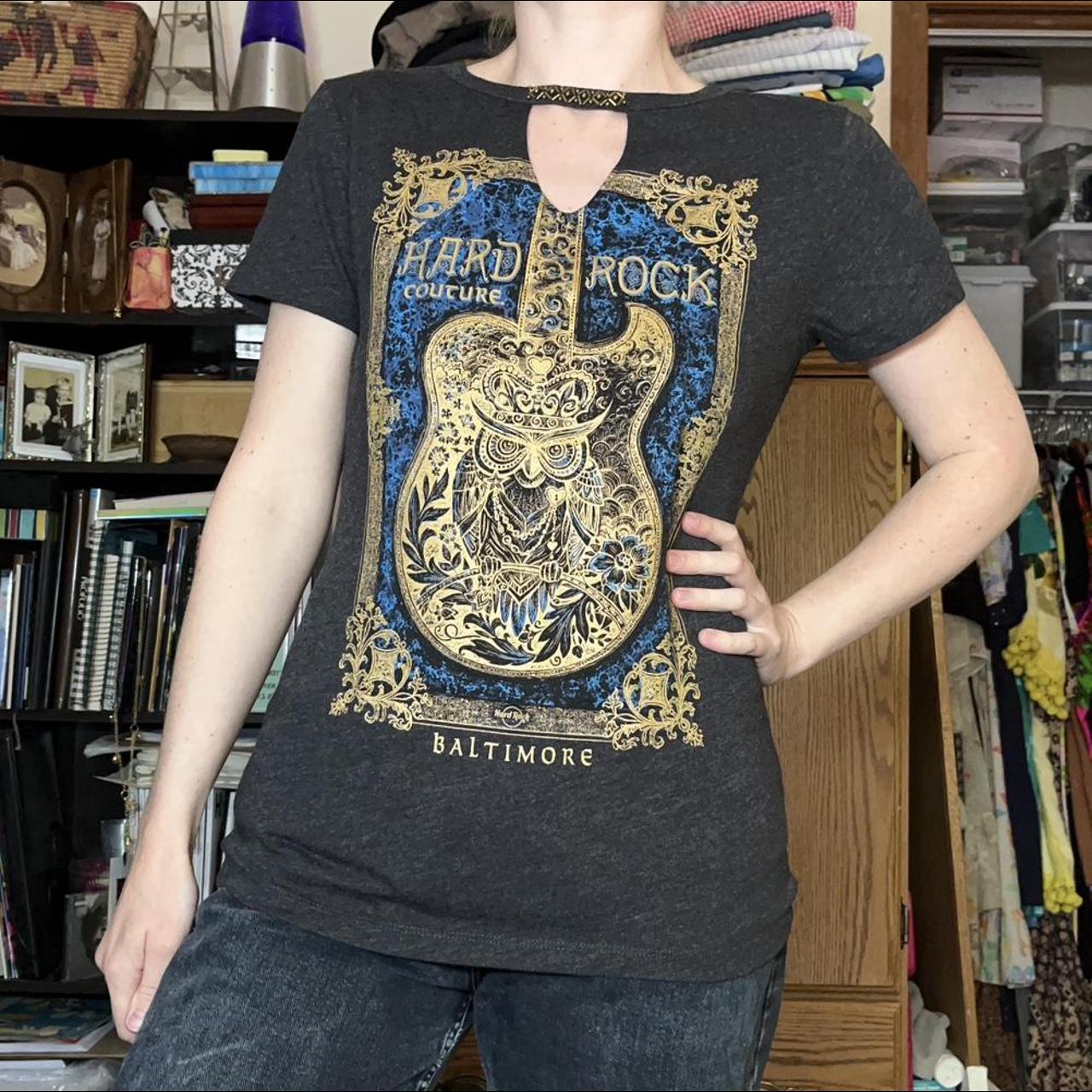 HARD ROCK Conture Tシャツ グランジ パンク y2k HARD ROCK Conture Tシャツ グランジ パンク y2k（Y2K Grenade