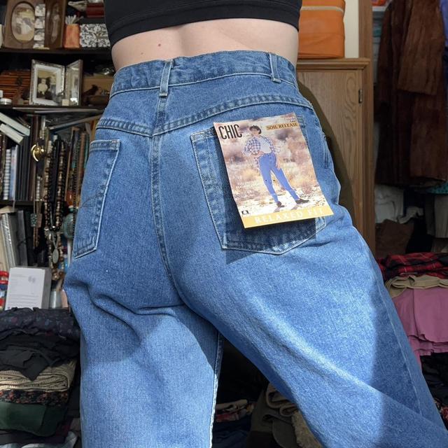 Vintage 80s Chic by h.i.s. striped high-waisted | Depop