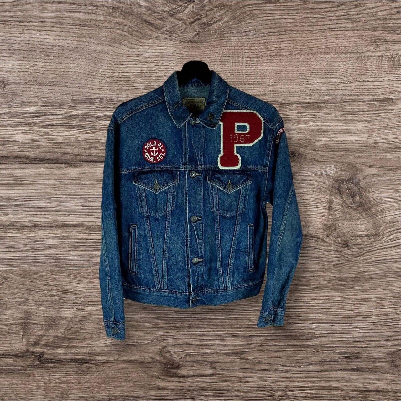 Polo patch jacket best sale