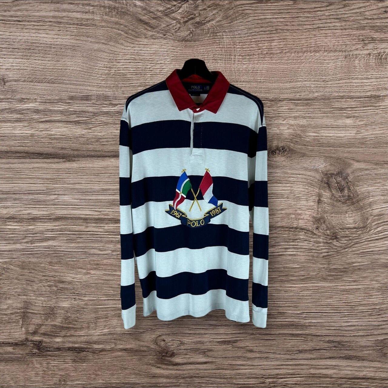 Ralph Lauren Polo Anniversary Flag Nautical Crest. Depop