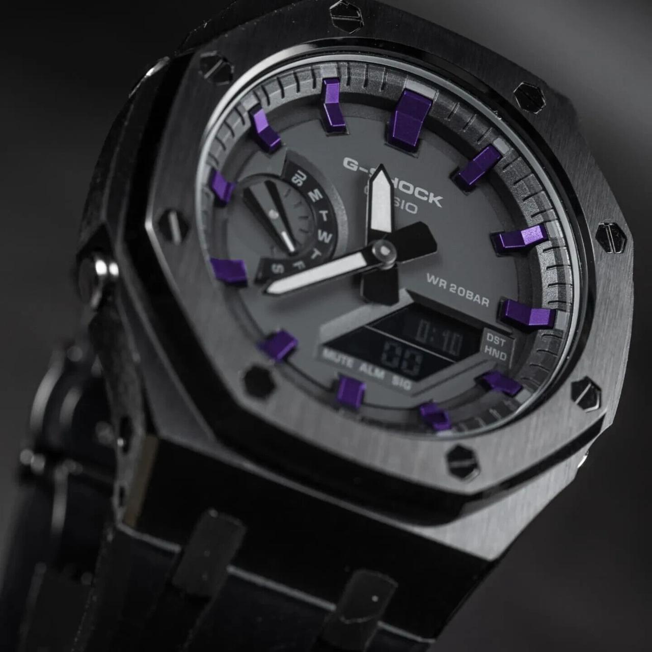 Custom G-Shock Casioak x Black panther edition by | Depop