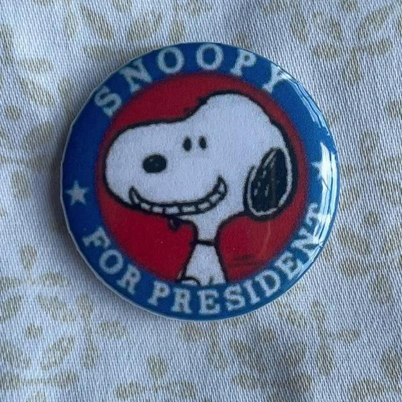 snoopy for president pin ⭐️ 1.25 in/32 mm #snoopy #pin | Depop