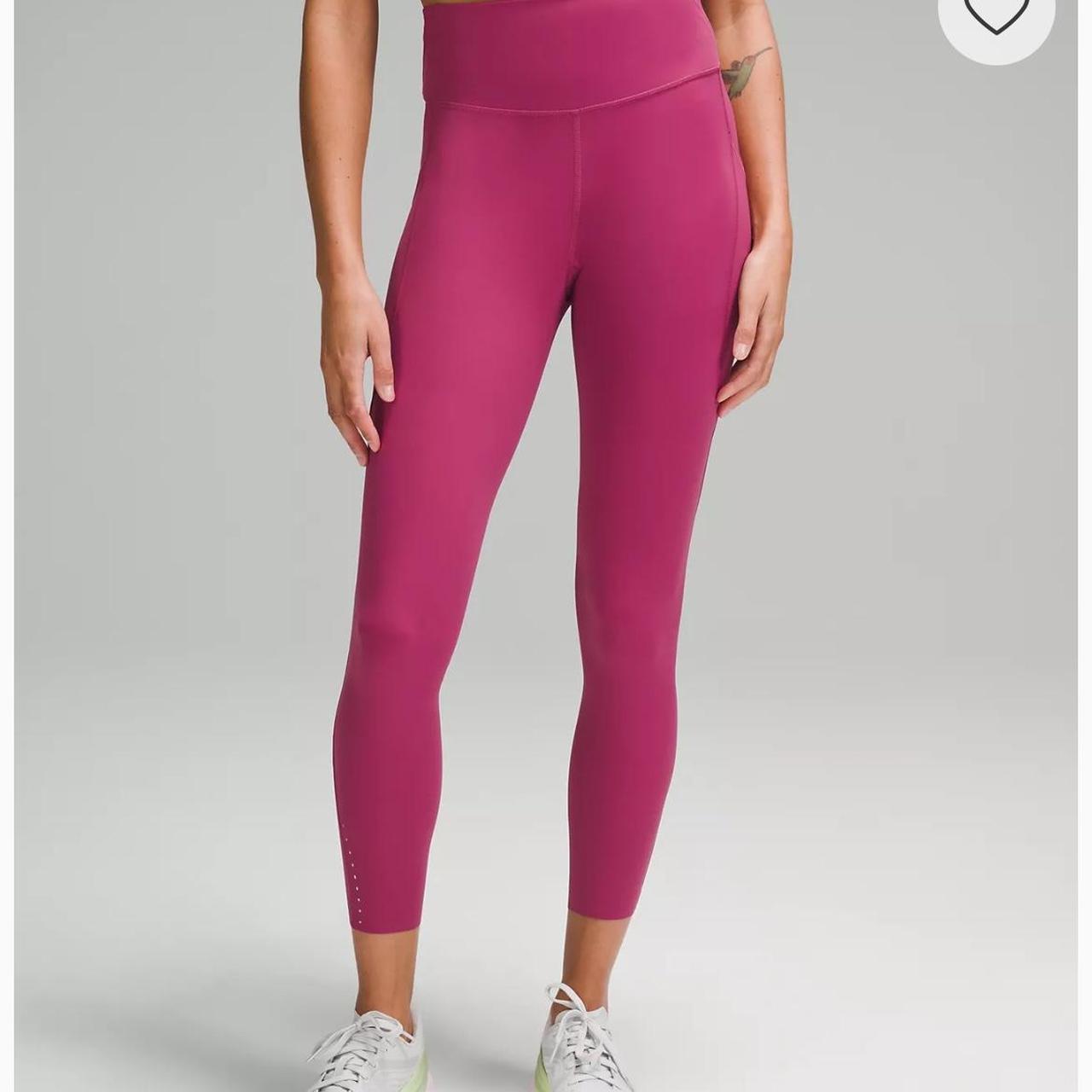 Pink lulu leggings best sale