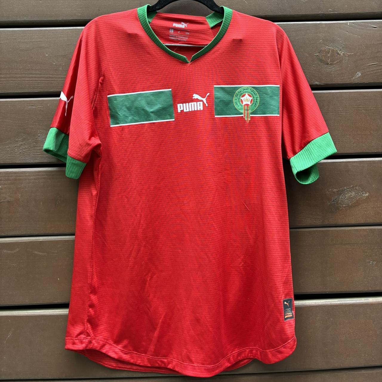 Morocco Home Jersey Puma World Cup 2022-23 Depop
