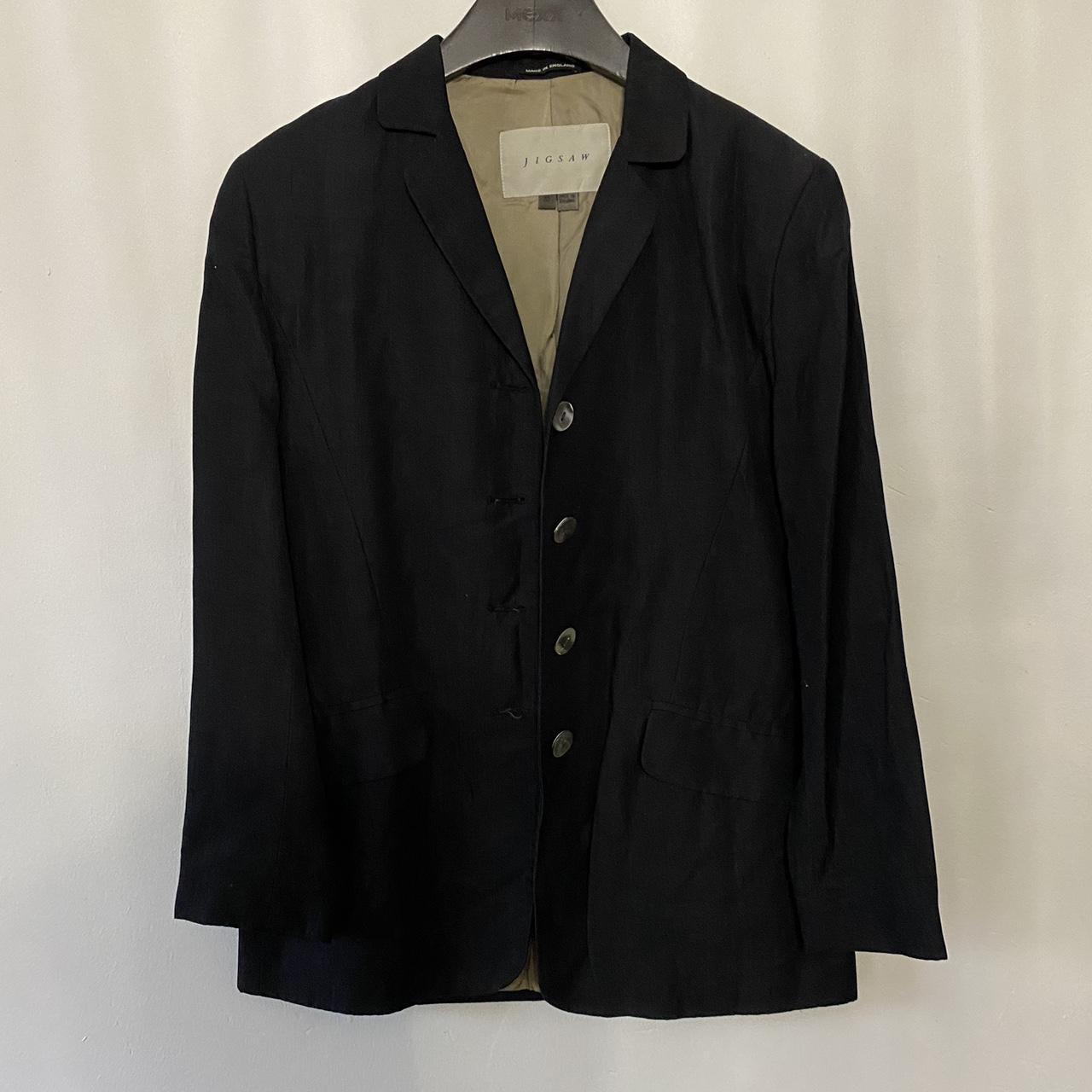 Uk 10 Jigsaw black blazer Depop