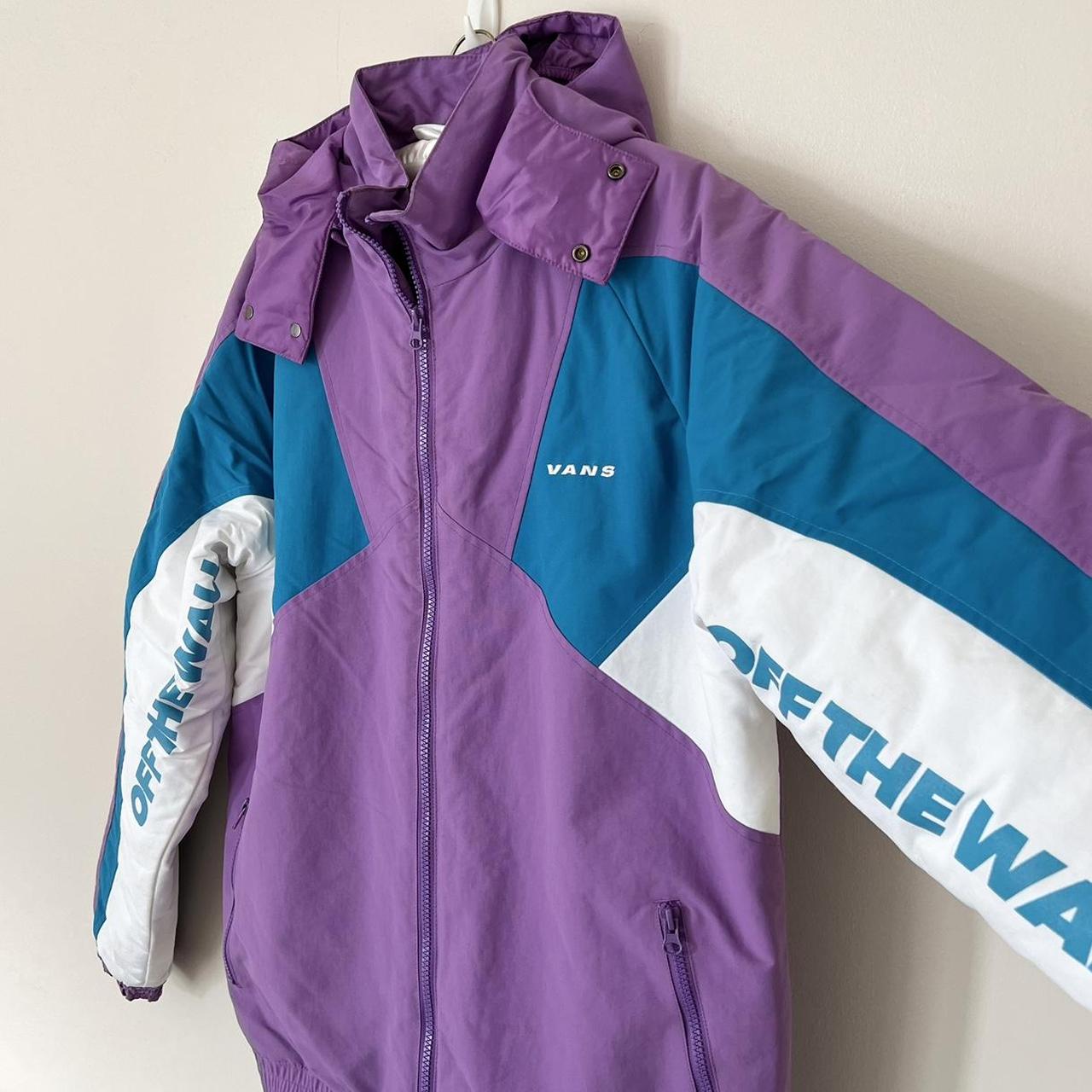 VANS Off the Wall purple blue white Depop