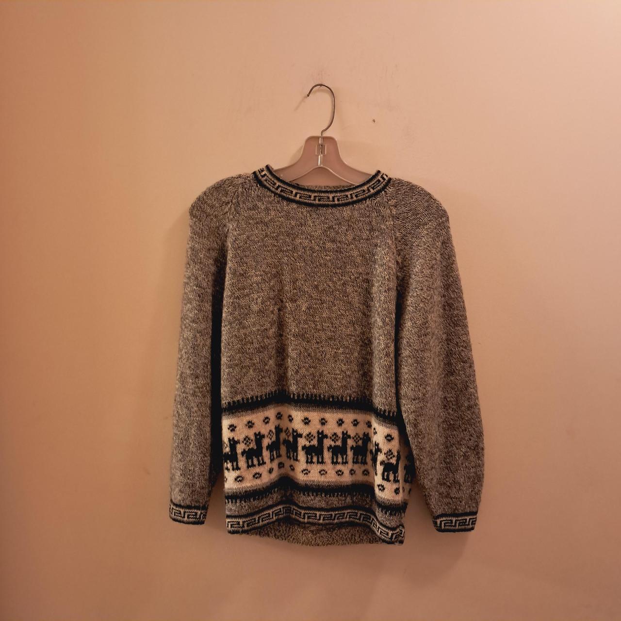 Source Unknown Women's Sweater - Grey/Multi - M –… - image 1