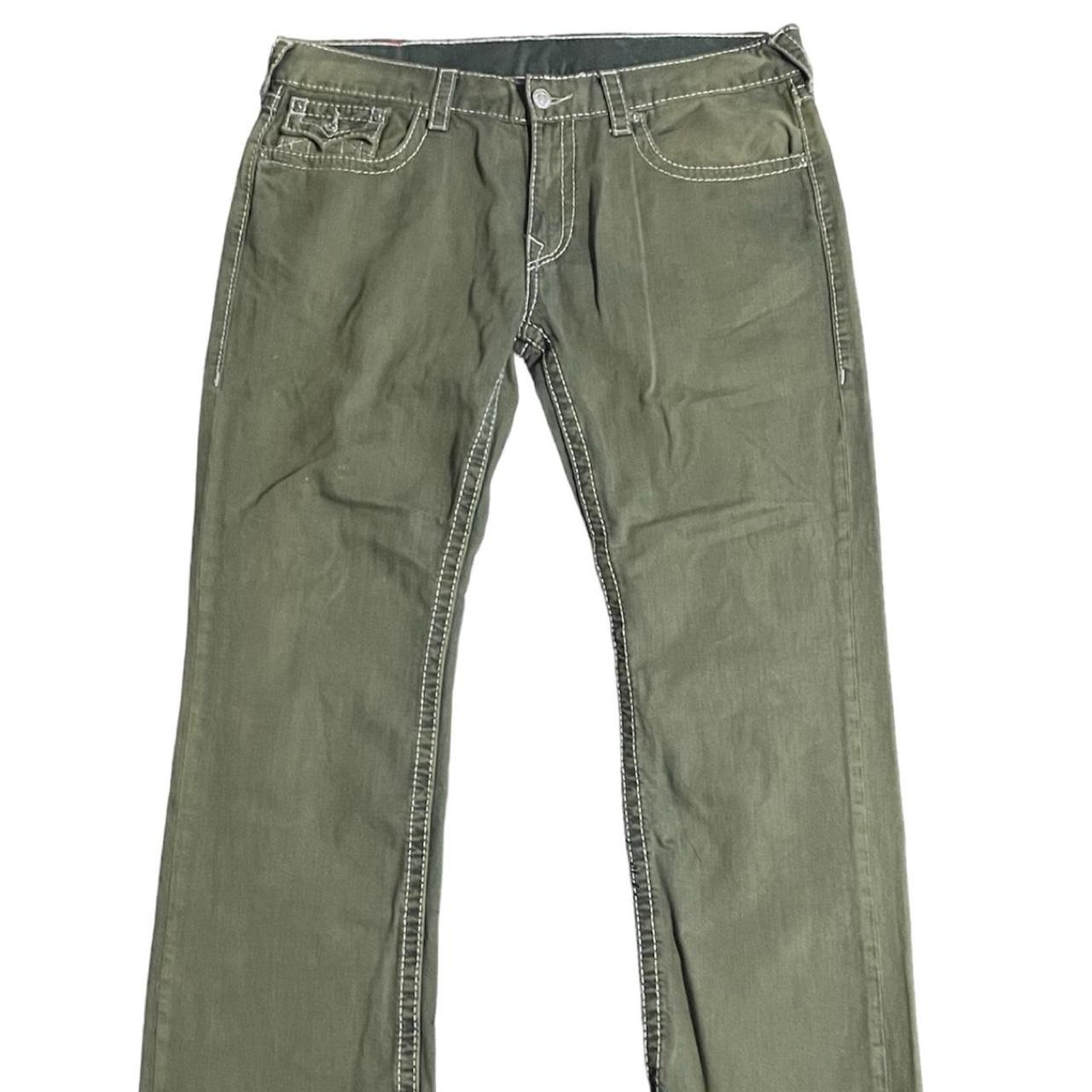 true religion green jeans dm for... - Depop