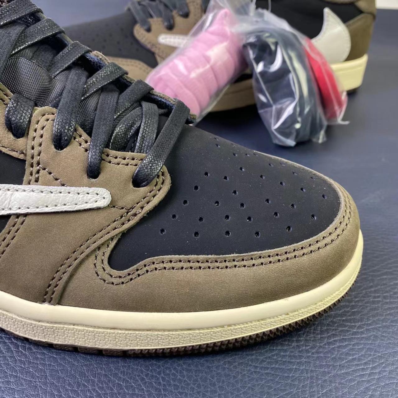 Travis Scott x Air Jordan 1 Low OG TS SP ... - Depop