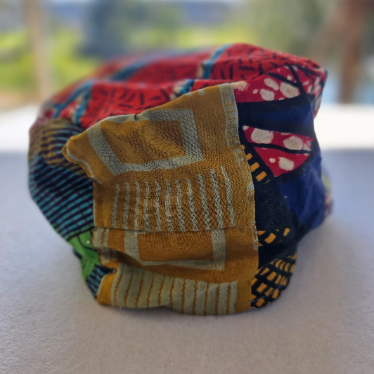 Women's Hat - Multi/Green – Unique patchwork cap … - image 3