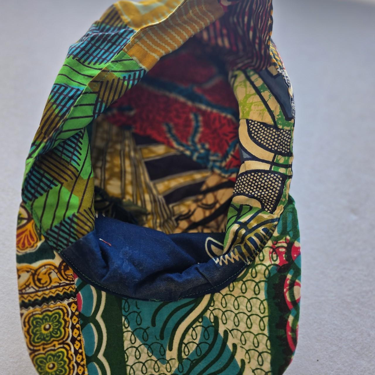 Women's Hat - Multi/Green – Unique patchwork cap … - image 5