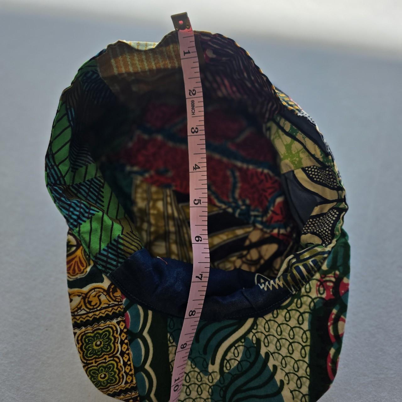 Women's Hat - Multi/Green – Unique patchwork cap … - image 8