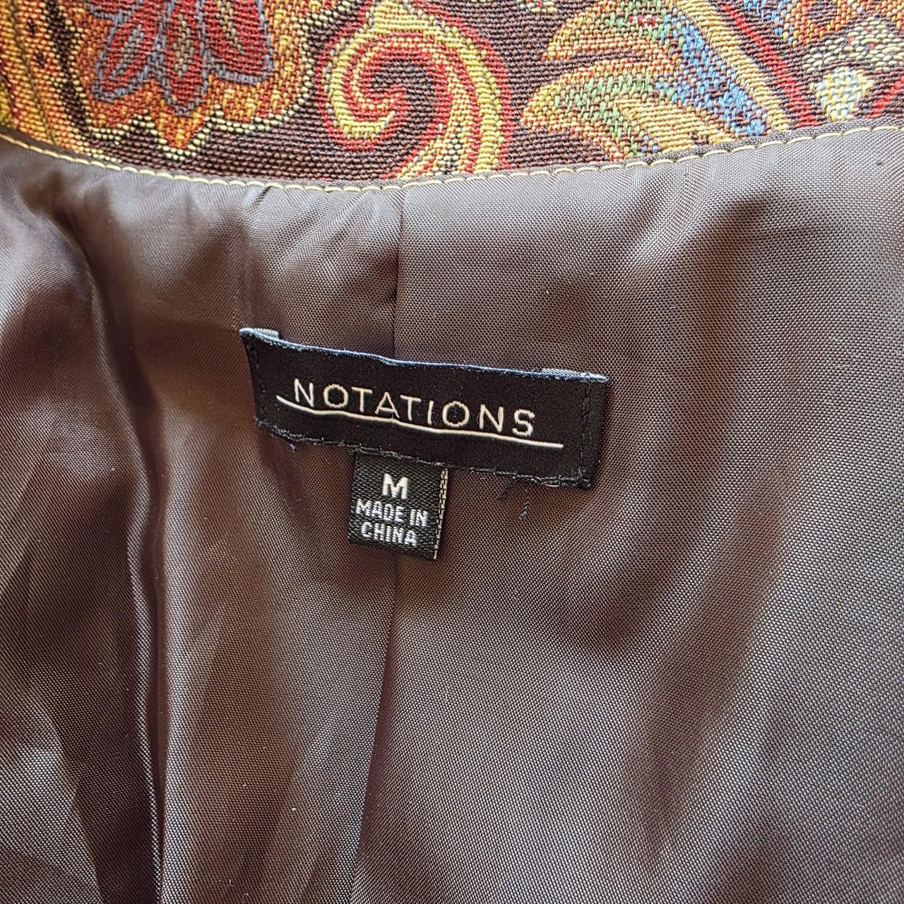 Notations Women's Jacket - Multi/Brown - M – Nota… - image 3