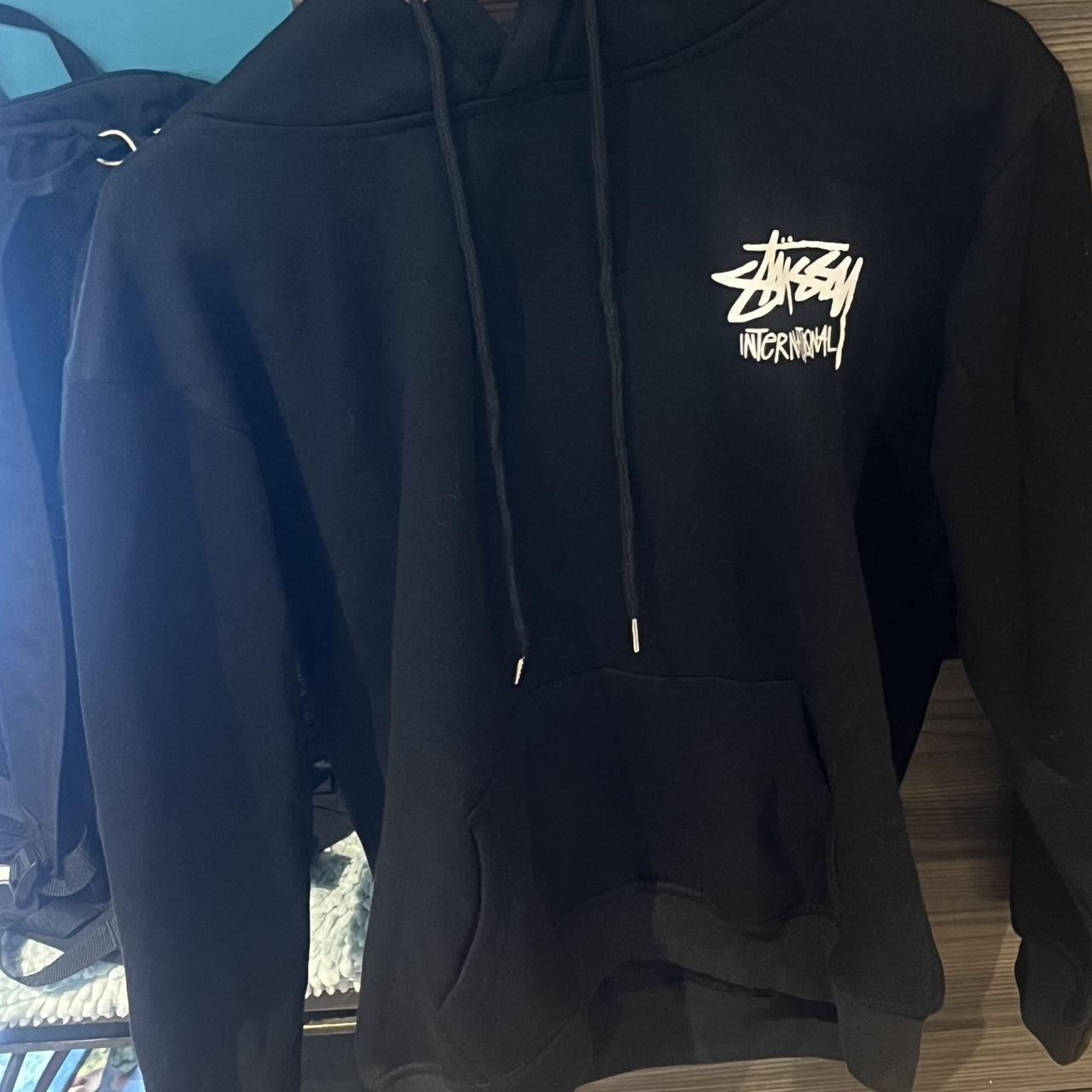 The Stüssy Union Hoodie Black Spring/Summer | Depop