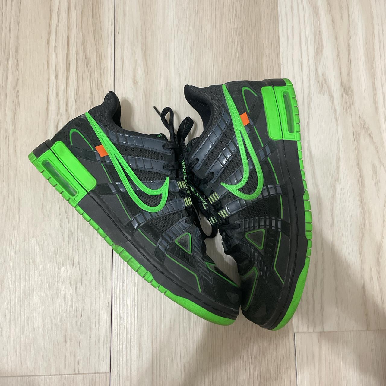 Off-White Nike Dunks Green Strike Shoes (No Red Depop