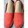 Alexis bittar women's preloved orange casual preppy bright loafers