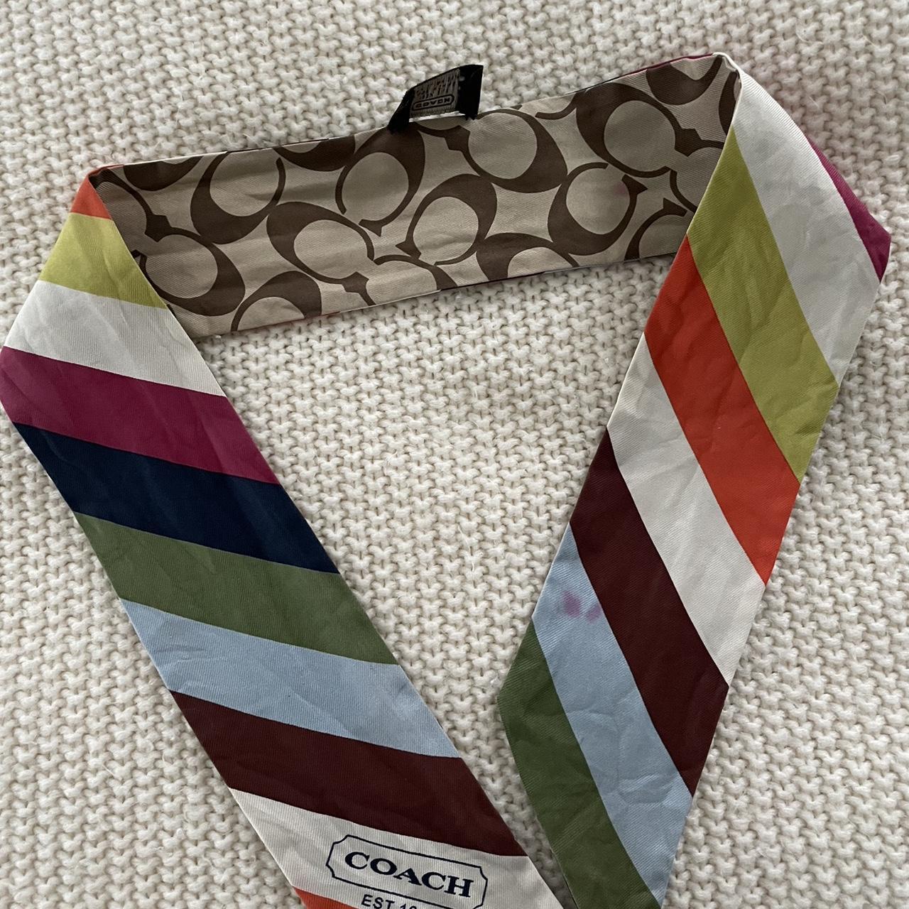 COACH silk scarf sold for women Legacy Vintage