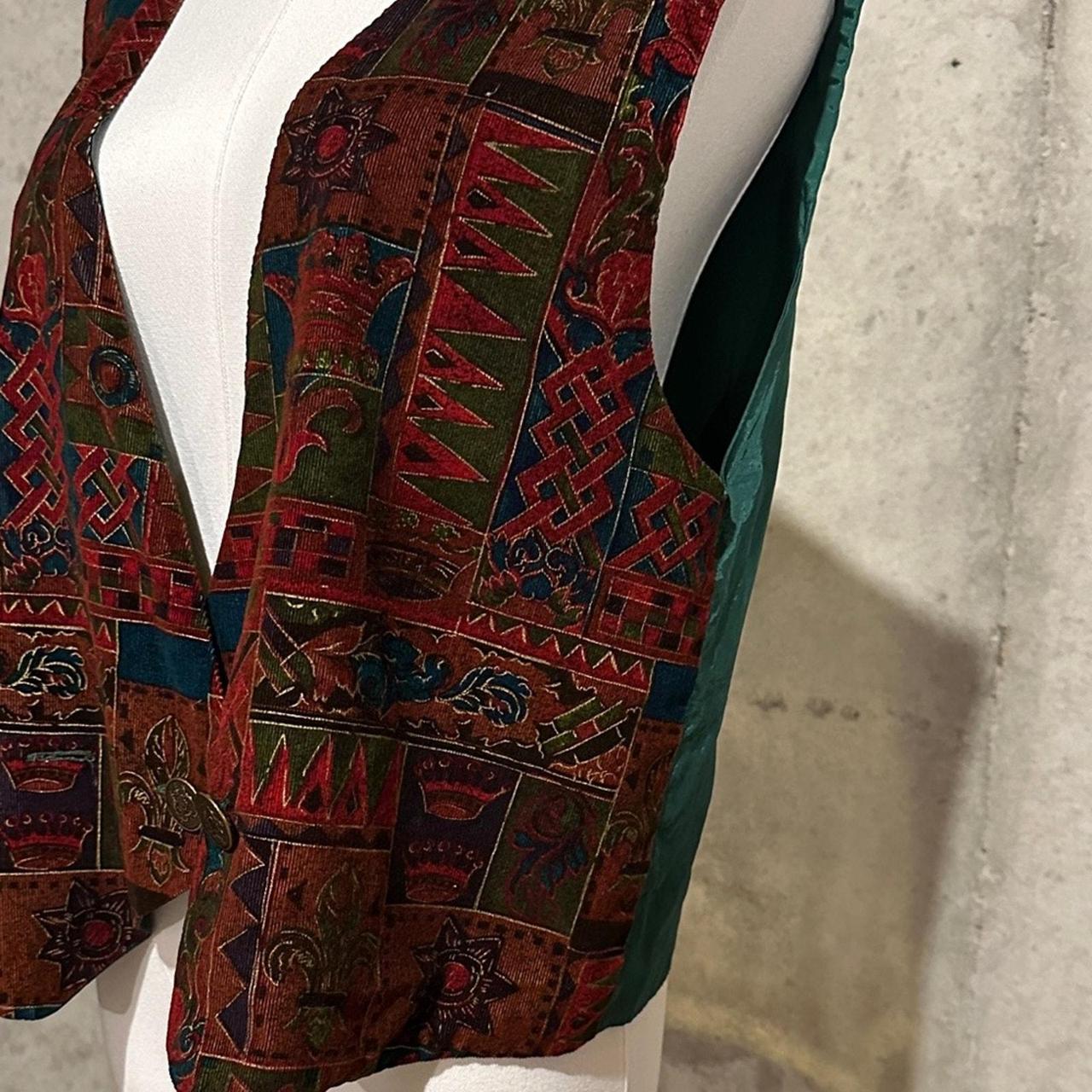 Source Unknown Women's Vest - Red/Green - M – Add… - image 5