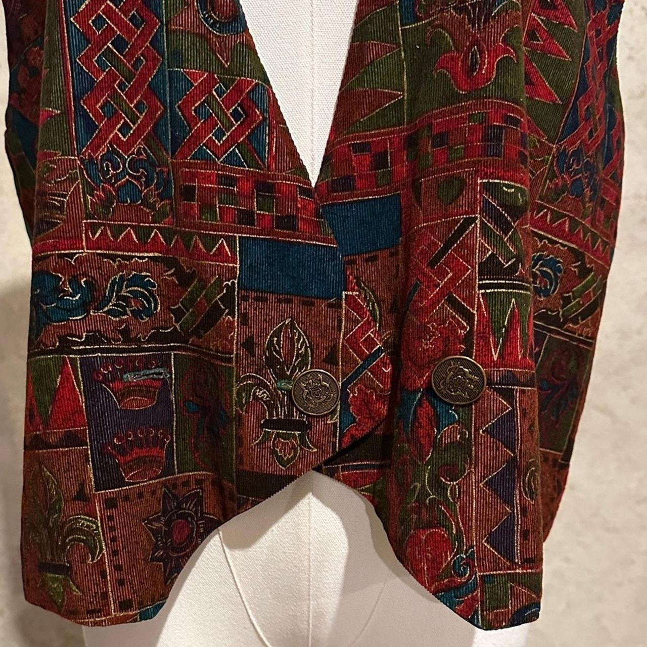 Source Unknown Women's Vest - Red/Green - M – Add… - image 3