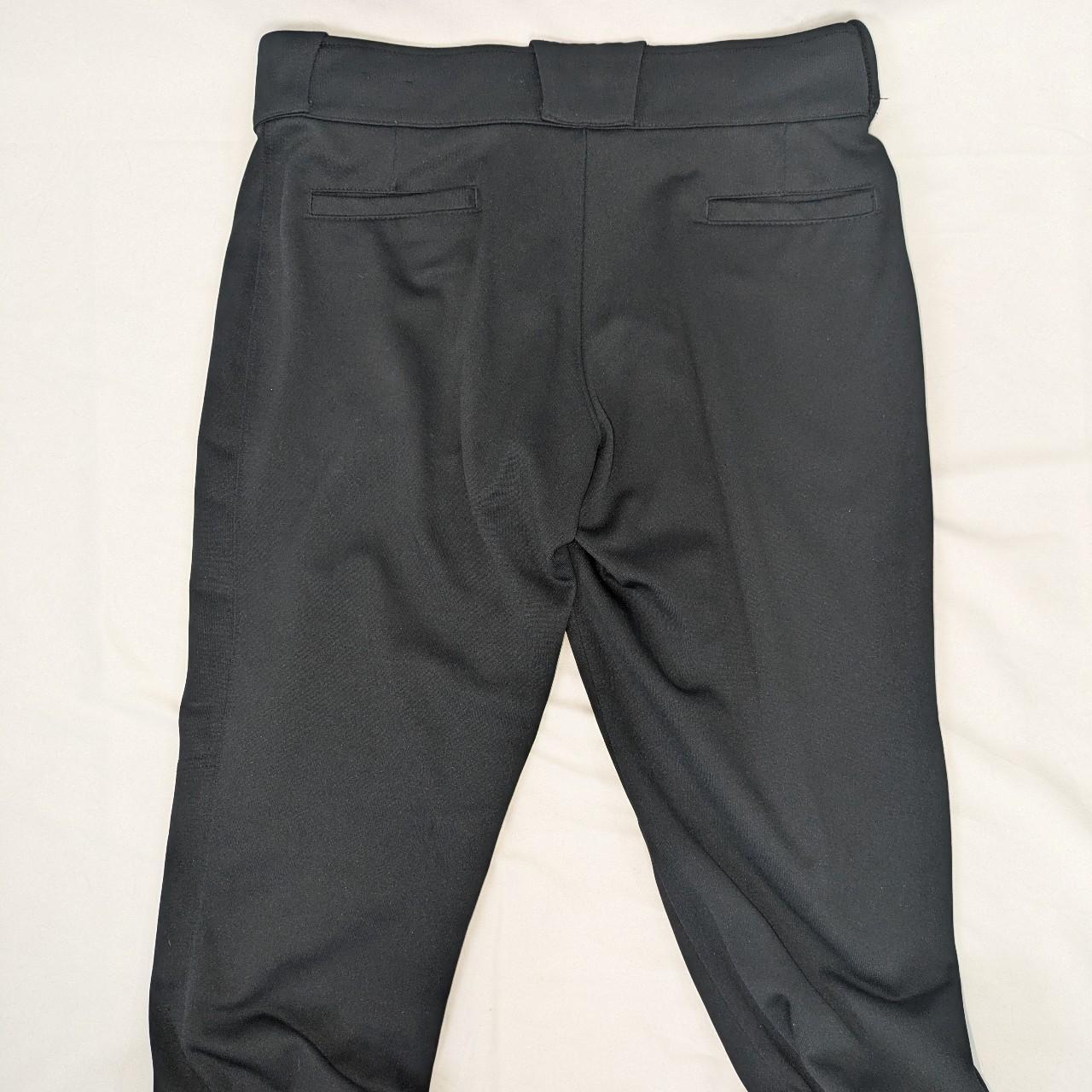 Nike men's black baseball pants 3/4 rubber band. All... Depop