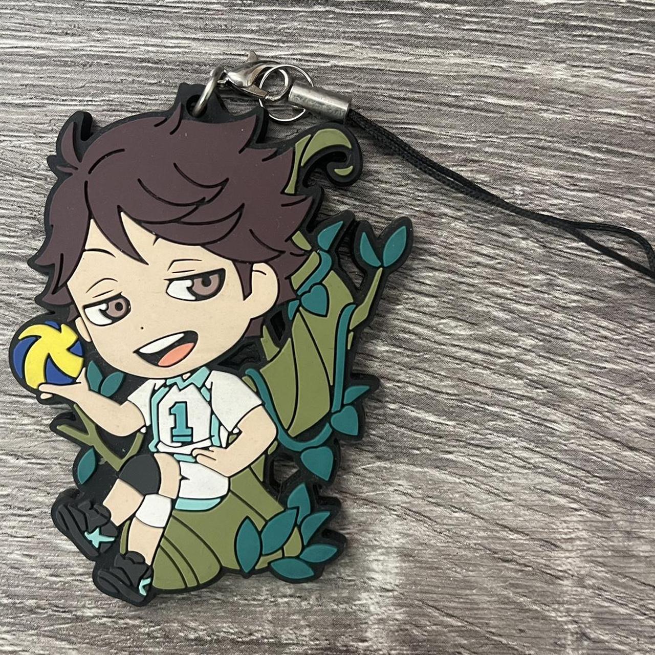 Oikawa Rubber Strap Charm/Keychain Used, great | Depop